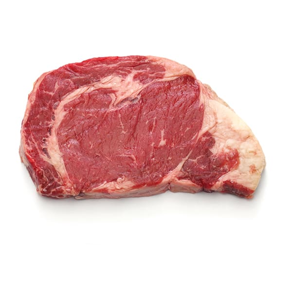 raw boneless beef ribeye