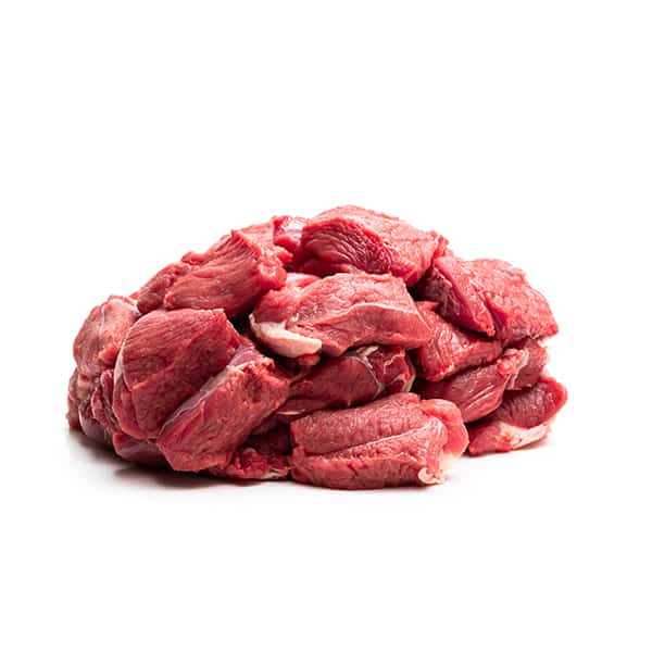 raw cut up mutton